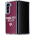 Texas A&M University Aggies Galaxy Z Fold5 5G Clear Case