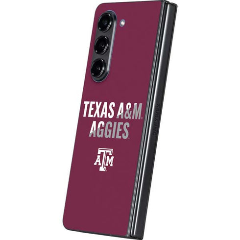 Texas A&M University Aggies Galaxy Z Fold5 5G Skin