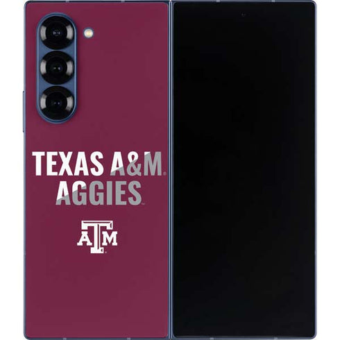 Texas A&M University Aggies Galaxy Z Fold6 Skin