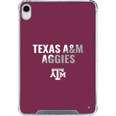 Texas A&M University Aggies iPad 11th Gen (2025) Clear Case