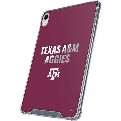 Texas A&M University Aggies iPad 11th Gen (2025) Clear Case