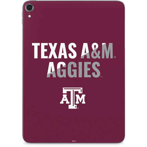 Texas A&M University Aggies Apple iPad Pro Skin