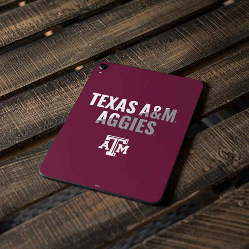 Texas A&M University Aggies Apple iPad Pro Skin