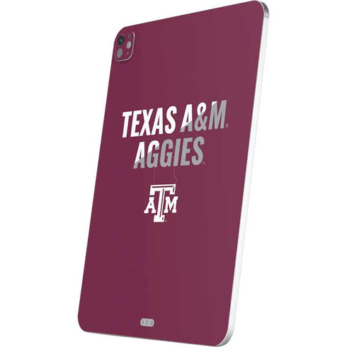 Texas A&M University Aggies iPad Pro 13in M4 (2024) Skin