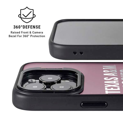 Texas A&M University Aggies iPhone 14 Pro Max Kickstand Case