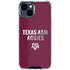 Texas A&M University Aggies iPhone 15 Clear Case