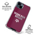 Texas A&M University Aggies iPhone 15 Clear Case