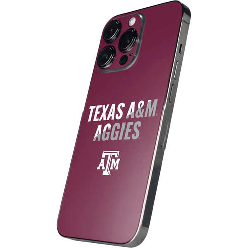 Texas A&M University Aggies iPhone 15 Pro Max Skin