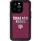 Texas A&M University Aggies iPhone 15 Pro Waterproof Case