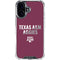 Texas A&M University Aggies iPhone 16 Clear Case