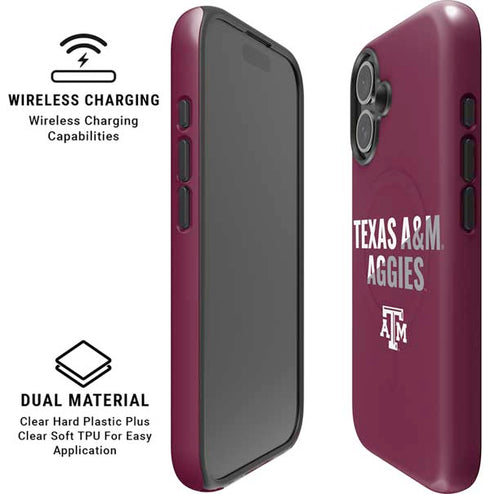 Texas A&M University Aggies iPhone 16 Magsafe Impact Case
