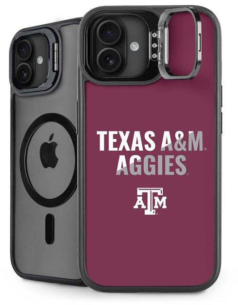 Texas A&M University Aggies iPhone 16 Plus Kickstand Case