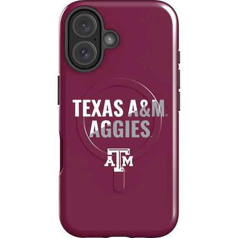 Texas A&M University Aggies iPhone 16 Plus Magsafe Impact Case