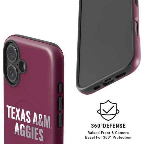 Texas A&M University Aggies iPhone 16 Plus Magsafe Impact Case