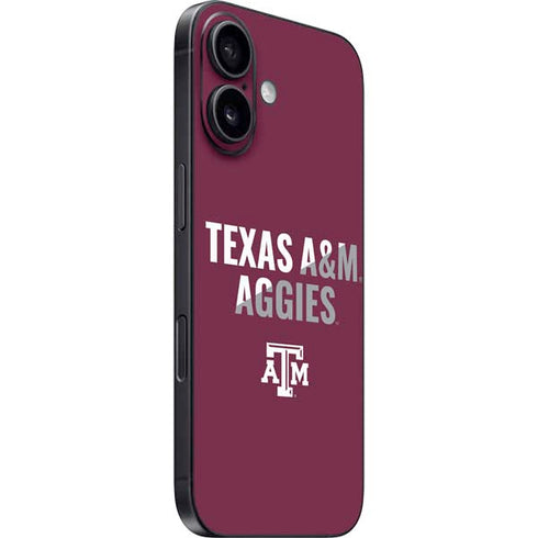 Texas A&M University Aggies iPhone 16 Plus Skin