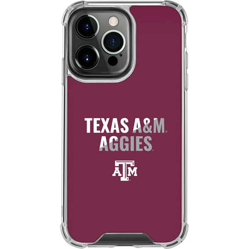 Texas A&M University Aggies iPhone 16 Pro Clear Case