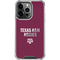 Texas A&M University Aggies iPhone 16 Pro Clear Case