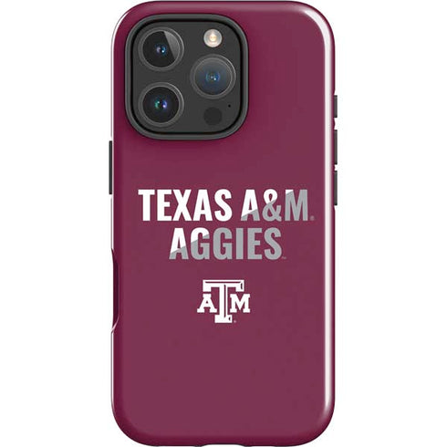 Texas A&M University Aggies iPhone 16 Pro Max Impact Case