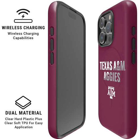 Texas A&M University Aggies iPhone 16 Pro Max Magsafe Impact Case