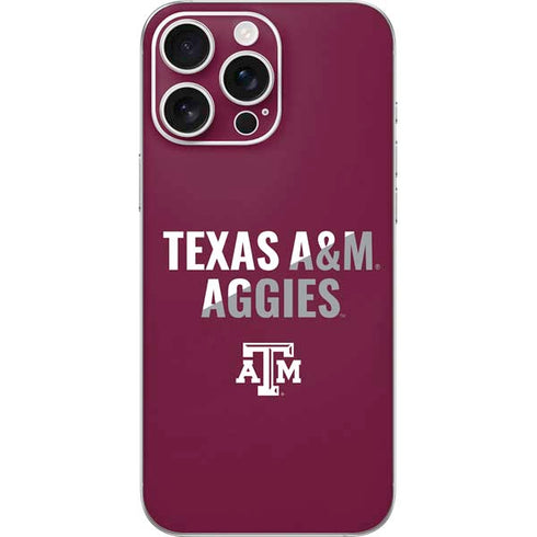 Texas A&M University Aggies iPhone 16 Pro Max Skin