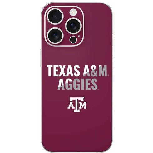 Texas A&M University Aggies iPhone 16 Pro Skin