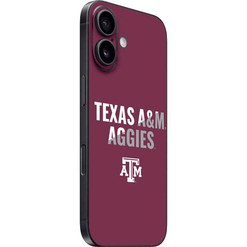 Texas A&M University Aggies iPhone 16 Skin