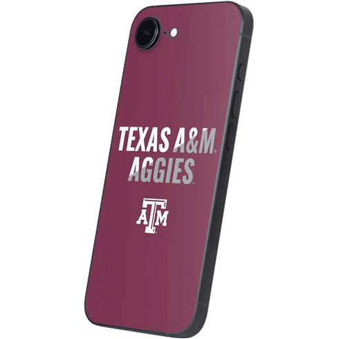 Texas A&M University Aggies iPhone 16e Skin