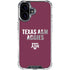 Texas A&M University Aggies iPhone 17 Clear Case