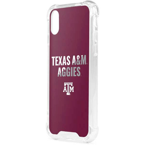 Texas A&M University Aggies iPhone XS Clear Case