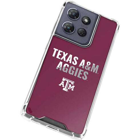 Texas A&M University Aggies Moto G 5G (2025) Clear Case