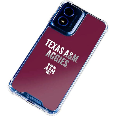 Texas A&M University Aggies Moto G 5G (2024) Clear Case