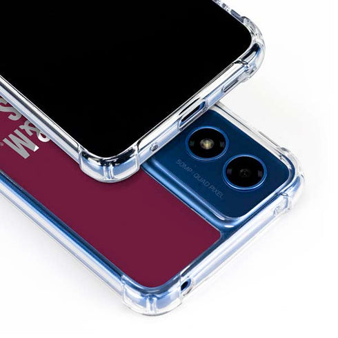 Texas A&M University Aggies Moto G 5G (2024) Clear Case