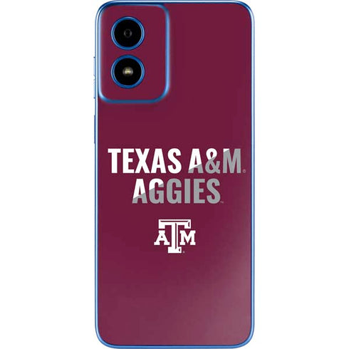 Texas A&M University Aggies Moto G Play 4G (2024) Skin