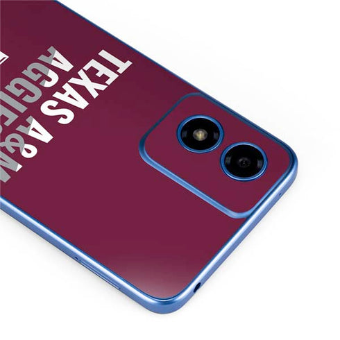Texas A&M University Aggies Moto G Play 4G (2024) Skin
