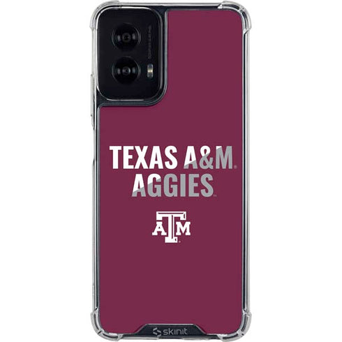 Texas A&M University Aggies Moto G Power 5G (2024) Clear Case