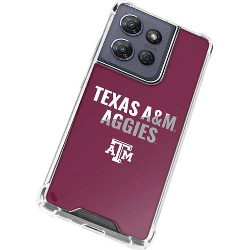 Texas A&M University Aggies Moto G Stylus 5G (2025) Clear Case
