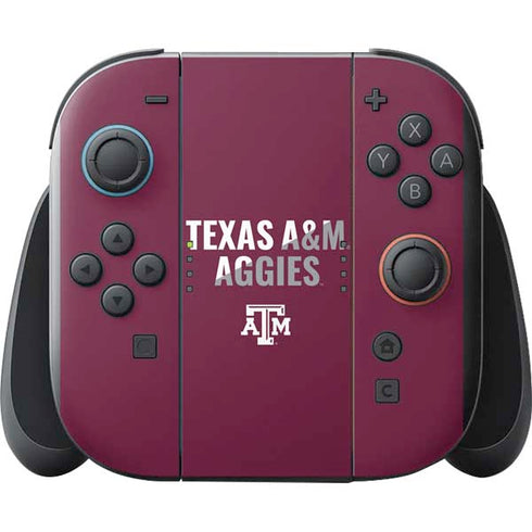 Texas A&M University Aggies Nintendo Switch 2 (2025) with Joy-Con Skin
