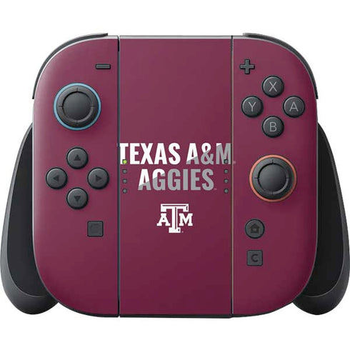 Texas A&M University Aggies Nintendo Switch 2 (2025) Joy-Con Controller Skin