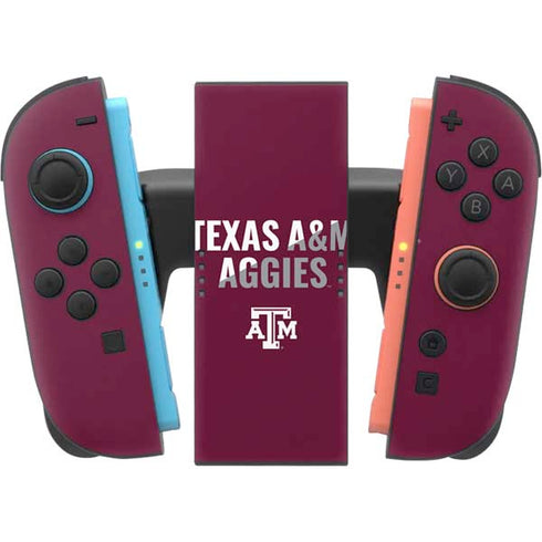 Texas A&M University Aggies Nintendo Switch 2 (2025) Joy-Con Controller Skin