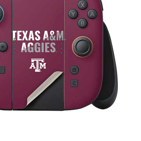 Texas A&M University Aggies Nintendo Switch 2 (2025) Joy-Con Controller Skin