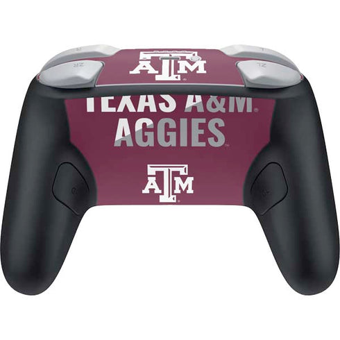 Texas A&M University Aggies Nintendo Switch 2 (2025) Pro Controller Skin