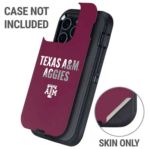 Texas A&M University Aggies Otterbox Defender iPhone Skin