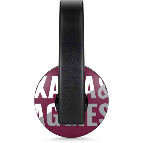 Texas A&M University Aggies PlayStation 4 Gold Wireless Headset Skin