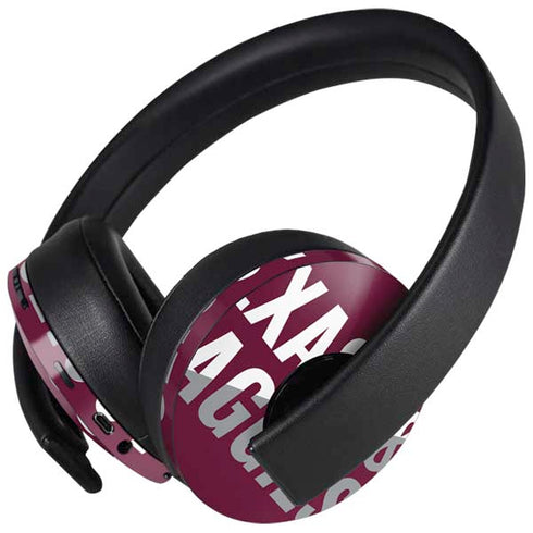 Texas A&M University Aggies PlayStation 4 Gold Wireless Headset Skin