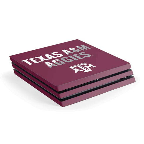 Texas A&M University Aggies PlayStation PS4 Skins