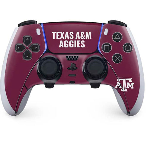 Texas A&M University Aggies PS5 DualSense Edge Pro Controller Skin