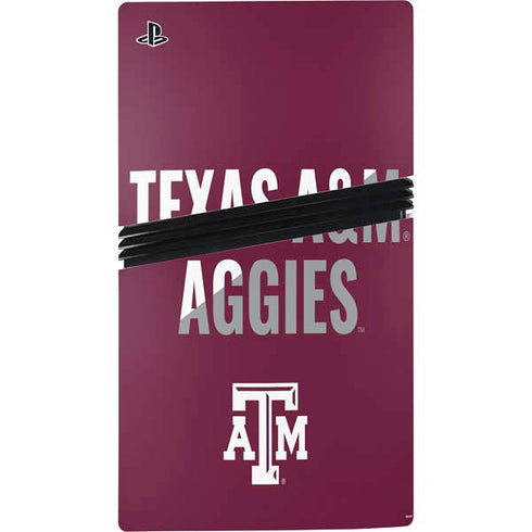 Texas A&M University Aggies PS5 Pro Console Skin