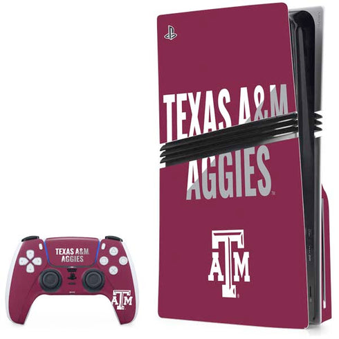 Texas A&M University Aggies PlayStation PS5 Skins