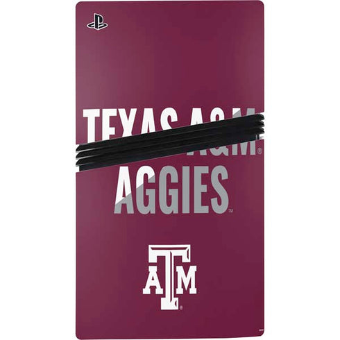 Texas A&M University Aggies PS5 Pro Disk Bundle Skin