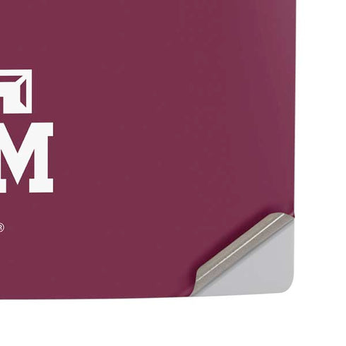 Texas A&M University Aggies PS5 Pro Disk Console Skin